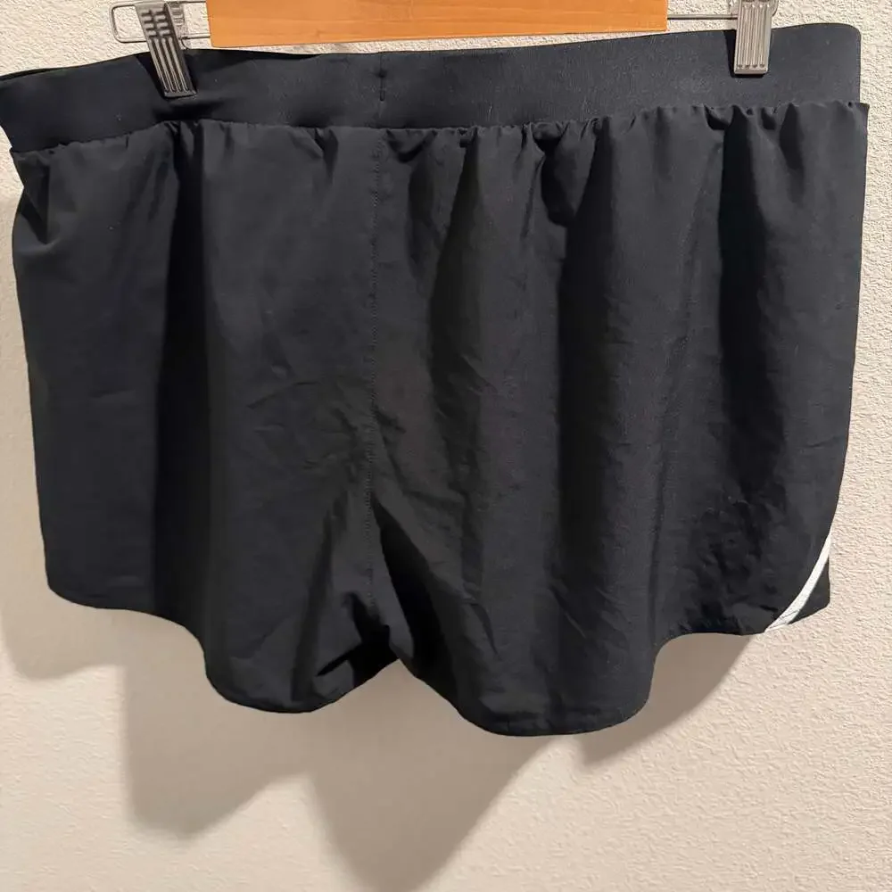 Under Armour Women's Fly-By 2.0 Running Shorts Black XL - Picture 3 of 4
